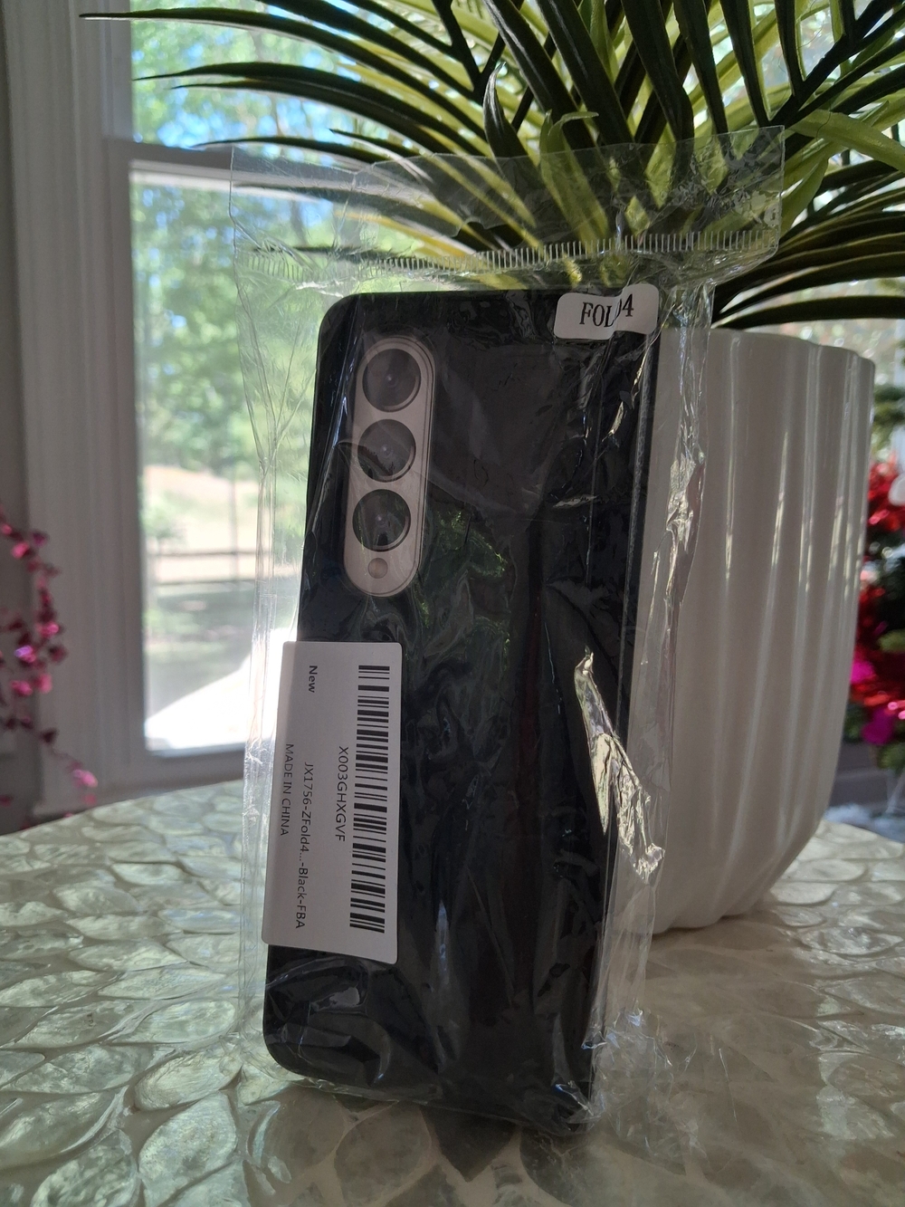 Black Silicone Phone Case with Triple Camera Cutout